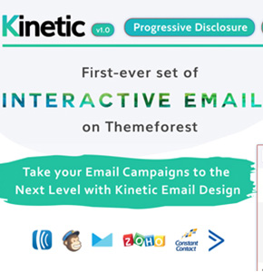 Kinetic - Interactive Emails + Robust Editor