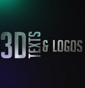 Stylish 3D Texts and Logos